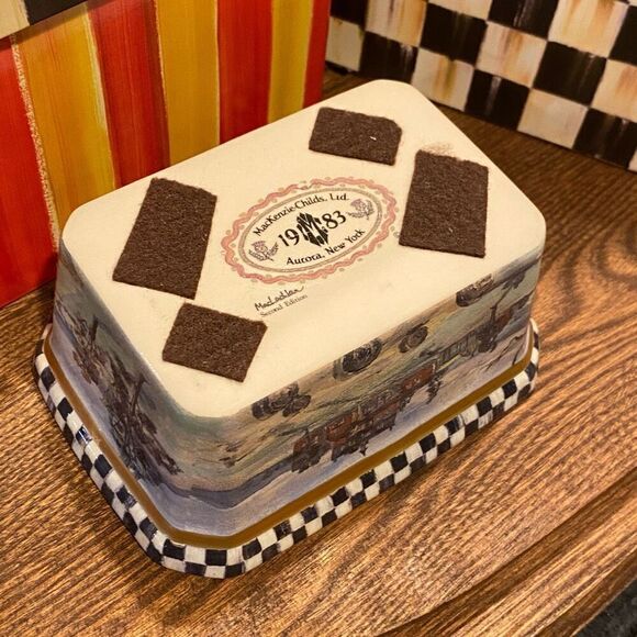 Mackenzie Childs MacLachlan Trinket Box Plus - Picture 10 of 15